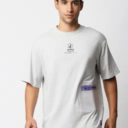 WAIMEA Men Grey Melange T-shirt-picture-18