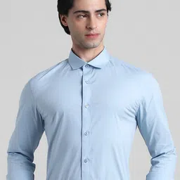 Jack & Jones Slim Fit Cutaway Collar Long Sleeve Casual Shirt-picture-25