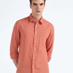 Flying Machine Slim Fit Cotton Linen Casual Shirt-picture-33