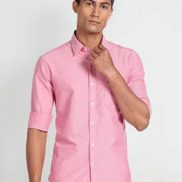 Arrow Sport Slim Fit Opaque Casual Shirt-image-84