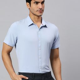 Thomas Scott Classic Slim Fit 4 Way Stretch Spread Collar Casual Shirt-picture-40