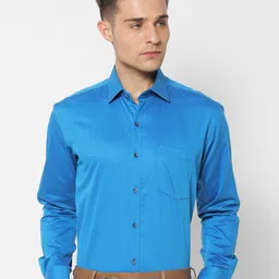 Stori Spread Collar Cotton Formal Shirt-image-56