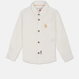 U.S. Polo Assn. Kids Boys Cotton Linen Opaque Casual Shirt-picture-11