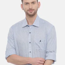 Khoday Williams Classic Spread Collar Linen Casual Shirt image 1