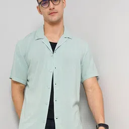 Celio Classic Cuban Collar Casual Shirt image 1