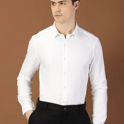 INVICTUS Original Slim Fit Spread Collar Long Sleeve Cotton Formal Shirt-picture-23