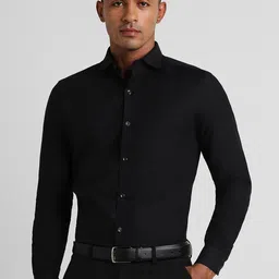 Peter England Elite Spread Collar Pure Cotton Formal Shirt-picture-21