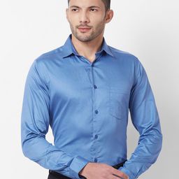 Kenneth Cole Premium Slim Fit Opaque Pure Cotton Formal Shirt-picture-23