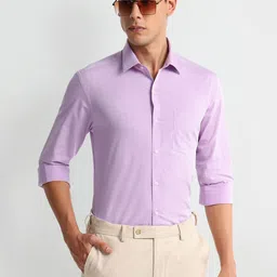 Arrow Slim Fit Dobby Textured Formal Pure Cotton Shirt-picture-25