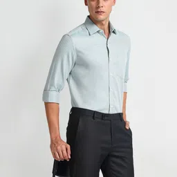 Arrow Abstract Printed Cotton Spread Collar Slim Fit Formal Shirt-image-10