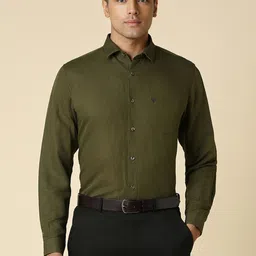 Allen Solly Spread Collar Slim Fit Opaque Formal Shirt image 1