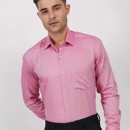 Stori Spread Collar Cotton Formal Shirt-image-16