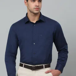 Cantabil Comfort Regular Fit Spread Collar Long Sleeves Formal Shirt-image-41