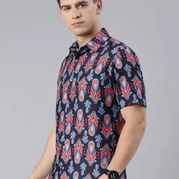 Bushirt Comfort Floral Printed Shirt-picture-36