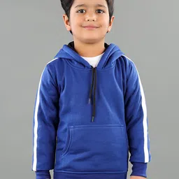 ahhaaaa Boys Blue Hooded Sweatshirt-image-89