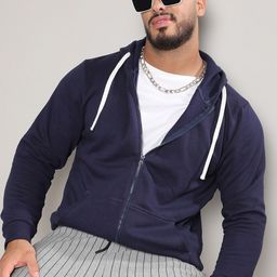 Instafab Plus Long Sleeves Cotton Hooded Sweatshirt-picture-31