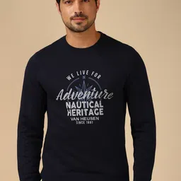 van heusen innerwear Van Heusen Men Printed Sweatshirt image 1