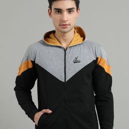 STELLERS Colourblocked Full Sleeve Hooded Sweatshirt-picture-26