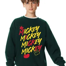 KINSEY Boys Mickey Mouse Printed Fleece Sweatshirt-picture-58