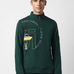 Van Heusen Sport Graphic Printed Mock Collar Pullover Sweatshirt-picture-18