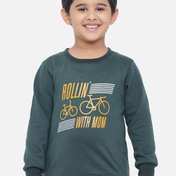 Kotty Boys Green Printed Sweatshirt-image-65