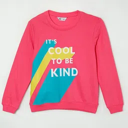 Fame Forever by Lifestyle Girls Pink Printed Sweatshirt-picture-11