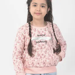 Crimsoune Club Girls Printed Sweatshirt-picture-14