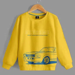 BAESD Boys Graphic Printed Fleece Sweatshirt-picture-12