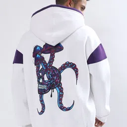 WEARDUDS Graphic Printed Hooded Cotton Oversized Sweatshirt-image-19