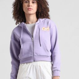ONLY Hooded Crop Front-Open Sweatshirt-picture-22