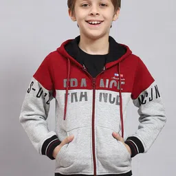 Monte Carlo Boys Colourblocked Hooded Front-Open Sweatshirt-picture-32