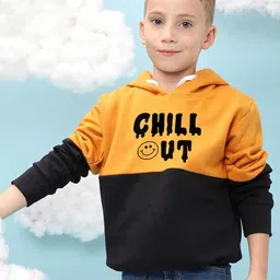 Instafab Boys Colourblocked Hooded Cotton Sweatshirt-picture-45