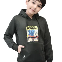 Trenz Boys Graphic Printed Hooded Sweatshirt-picture-10