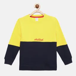 mackly Boys Colourblocked Round Neck Sweatshirt-picture-23