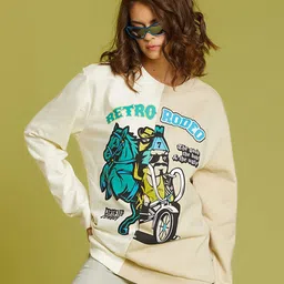 Bonkers Corner Graphic Printed Cotton Sweatshirt-picture-34
