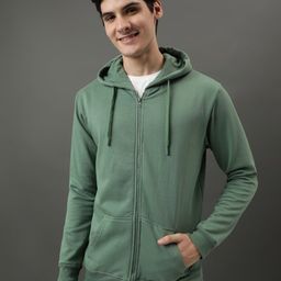 ADRO Hooded Cotton Front-Open Sweatshirt-picture-40