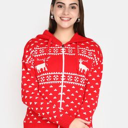 V-Mart Self Design Cotton Cardigan-picture-48