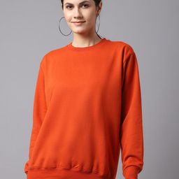 mack jonney VIMAL JONNEY Women Pack of 2 Orange Sweatshirt-picture-22