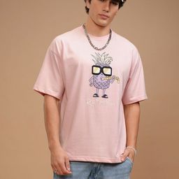 HIGHLANDER Men Graphic Printed Round Neck Cotton Relaxed Fit T-shirt-picture-6
