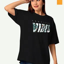 STATUS MANTRA Women Typography 2 Printed Extended Sleeves T-shirt-picture-30