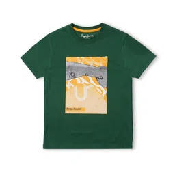 Pepe Jeans Boys Graphic Printed Regular Fit Cotton T-shirt-picture-19