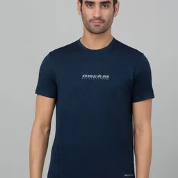 Cantabil Typography Printed Round Neck Activewear T-shirt-image-85