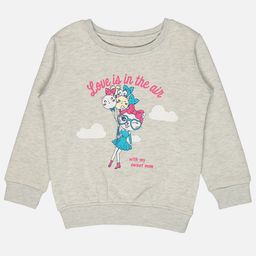 Bodycare Kids Infant Girls Printed Round Neck Fleece Pullover-picture-40