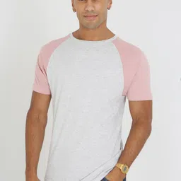 BRAVE SOUL Men Melange Effect T-shirt-picture-38