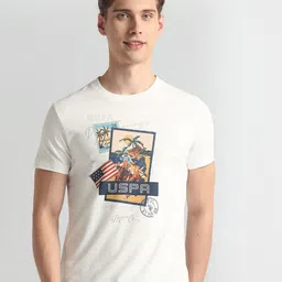 U.S. Polo Assn. Denim Co. Graphic Printed Slim Fit Cotton T-shirt-picture-13