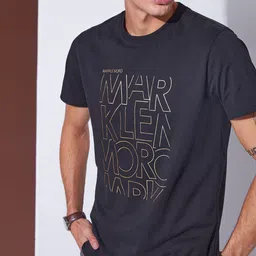 Markle Moro Typography Printed Cotton Slim Fit T-shirt-picture-46