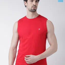 Friskers Pack Of 2 Sleeveless Pure Cotton Slim Fit T-shirts-picture-25