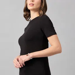 98 Degree North Women Printed Pure Cotton Pockets Slim Fit T-shirt-picture-12