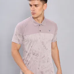 Technosport Men Colurblocked Polo Collar T-shirt-picture-15