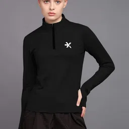 HRX by Hrithik Roshan Women Graphic Printed High Neck Sports T-shirt-picture-42